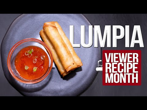 MAKING A VIEWER REQUESTED TRADITIONAL FILIPINO LUMPIA RECIPE...OMG! | SAM THE COOKING GUY
