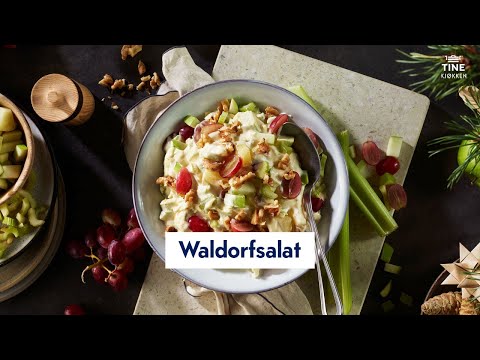 Hvordan lage Waldorfsalat?