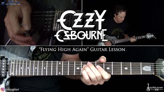 Flying High Again Guitar Lesson - Ozzy Osbourne - Randy Rhoads