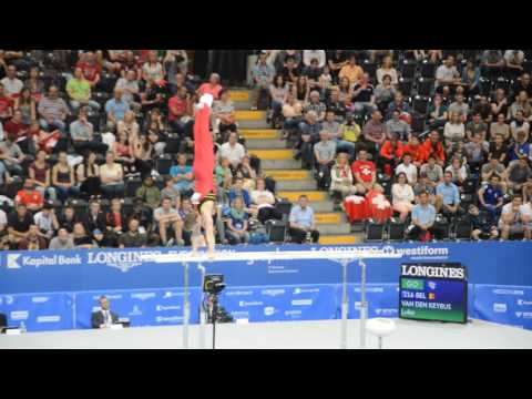 Championnats d'Europe Senior 2016 - Luka van den Keybus - barres parallèles (qualifications)
