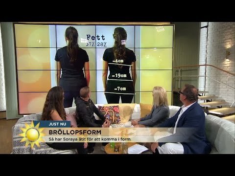 Sorayas bröllopsform: minus 19 cm i midjan - Nyhetsmorgon (TV4)