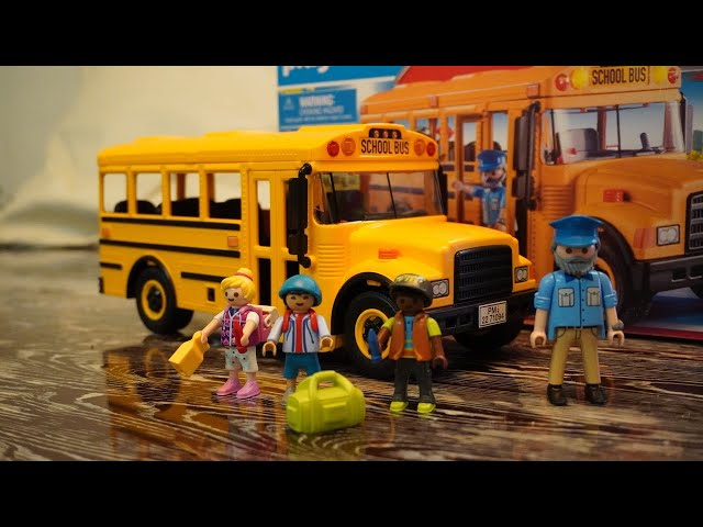 Vídeo relacionado con PLAYMOBIL City Life 71094 Autobús Escolar US, Autobús de Juguete con luz Intermitente, Juguetes para niños a Partir de 4 años