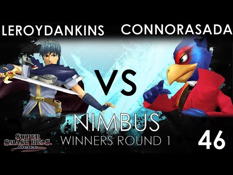 Nimbus #46 - YBBT | leroydankins (Marth) VS Connorasada (Falco, Falcon) - SSBM Winners Round 1