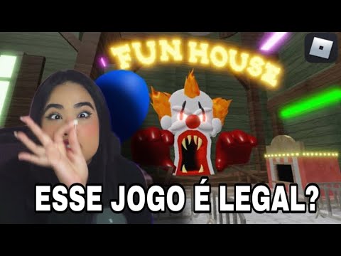 MINHA PRIMEIRA VEZ JOGANDO FUJA DO CARNAVAL DO TERROR