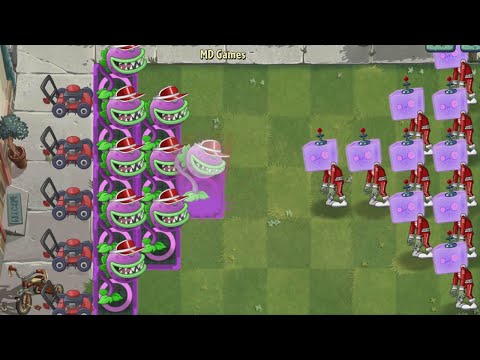 Team Plant Use 5 plant Food Vs Team Holo Head Zombie Level 10 - Who Will Win?