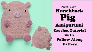 Hunchback Pig Crochet Amigurumi Tutorial Part 1 The Body