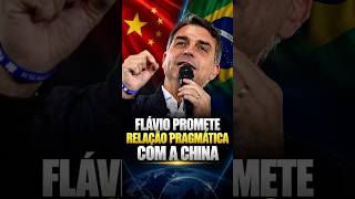 Flávio Bolsonaro diz que relação com China será pragmática