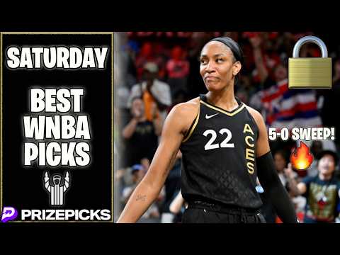 (5-0 SWEEP🧹) BEST WNBA PRIZEPICKS | SATURDAY| 08/15/26 | FREE WNBA PICKS Predictions, & Player Props