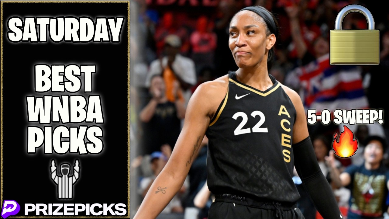 (5-0 SWEEP🧹) BEST WNBA PRIZEPICKS | SATURDAY| 08/15/26 | FREE WNBA PICKS Predictions, & Player Props