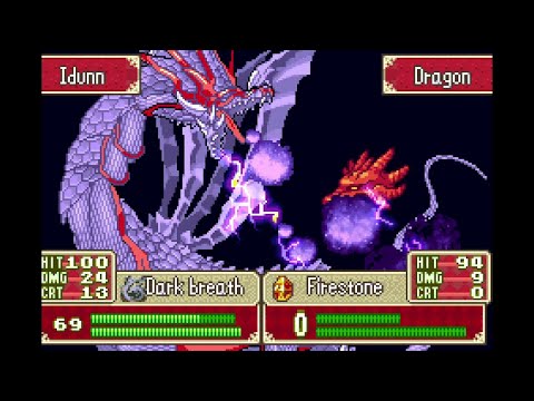 Fire Emblem 6: Using status staves against Idunn