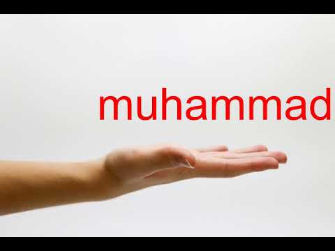How to Pronounce muhammad - American English