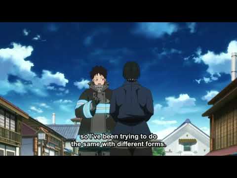 Shinra and Arthur training with Benimaru Chinmon | Fire Force