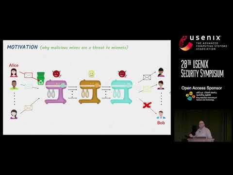 USENIX Security '19 - No Right to Remain Silent: Isolating Malicious Mixes