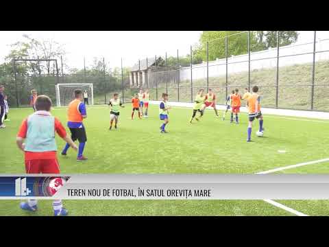 Teren nou de fotbal, în satul Orevița Mare