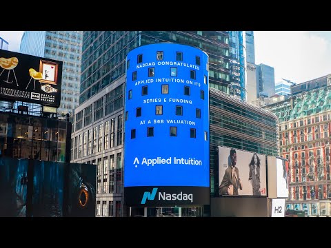 Nasdaq Celebrates $250M Series E Funding | 3D Animation | Brand Film | Applied Intuition