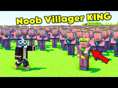 CAN I DEFEAT all the NOOB Villagers in Minecraft
