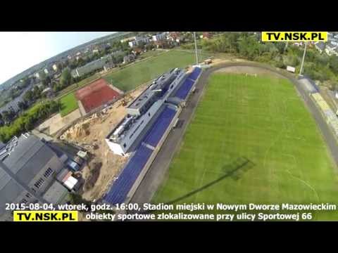 tv.nsk.pl 2015-08-04 MKS Świt Nowy Dwór Mazowiecki - stadion, obiekty sportowe NOSiR