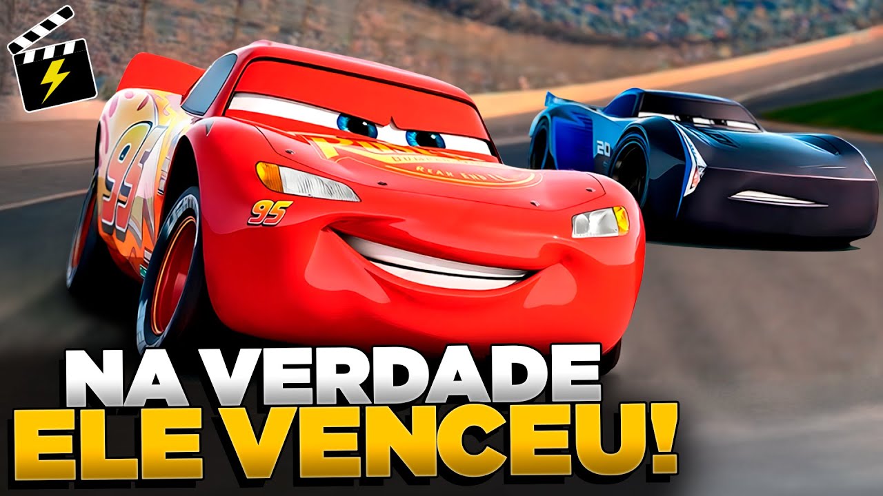 A PIXAR ESCONDEU ISSO de VOCÊ - MCQUEEN VENCEU JACKSON STORM | RAIO FILMES
