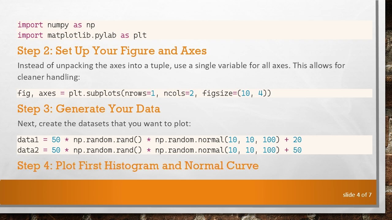 How to Plot a Normal Distribution Curve Over Subplotted Histograms in Python