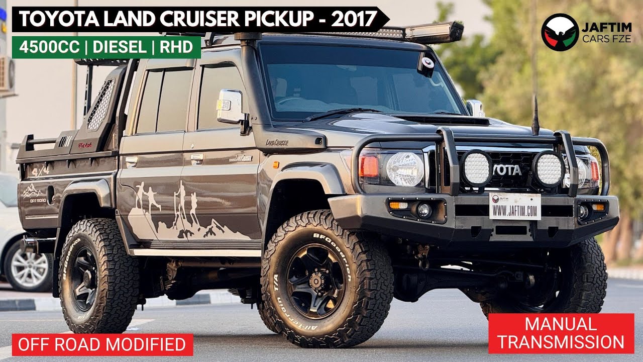 Toyota Land Cruiser HEAVY OFF-ROAD SETUP | 4WD | 4.5L DIESEL ENGINE | MANUAL TRANSMISSION | ROOF RACK + TENT | DOUBLE CA video