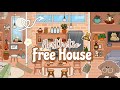 🧸Aesthetic Free House🧺[House Design] Toca Boca 🍃 Tocalifeworld | Makeover
