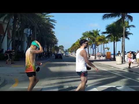 TK - Fort Lauderdale Beach on New Year's Day 1-1-2021.