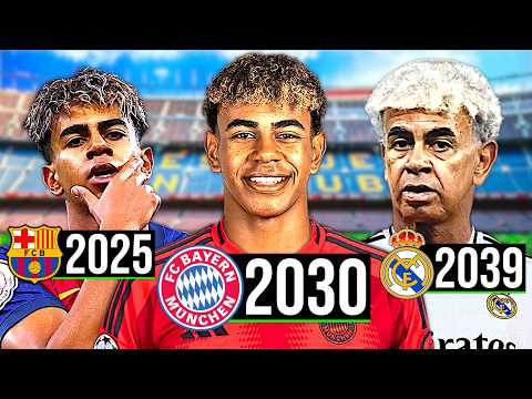 Ich spiele die KOMPLETTE Karriere von LAMINE YAMAL!! 🐐🤔