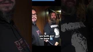 Max &amp; Iggor both have a Red Bull before taking the stage! #sepultura #cavaleraconspiracy #redbull