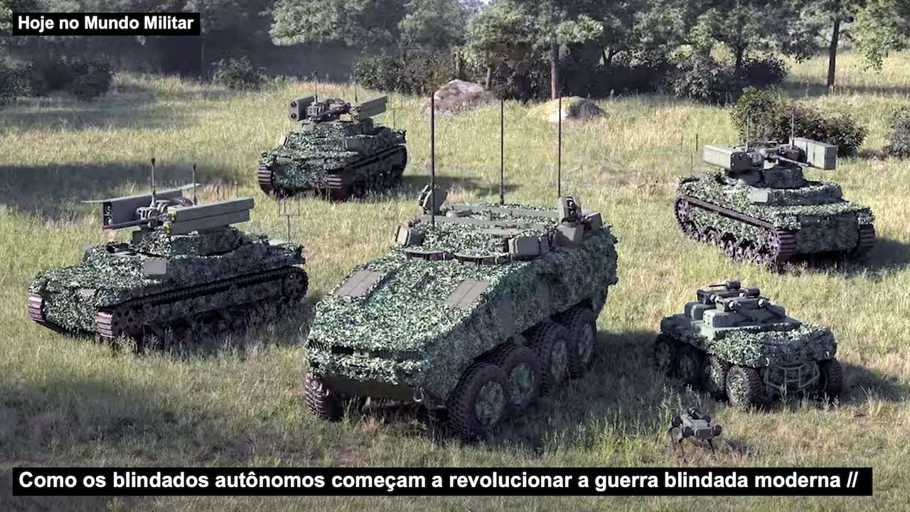 Como os blindados autônomos começam a revolucionar a guerra blindada moderna