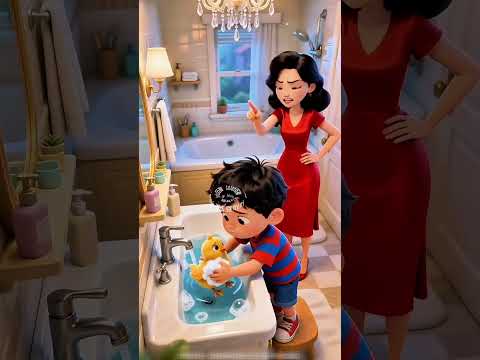 ¡Quiso lavar al pollito! 😱