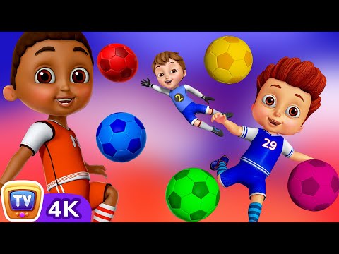 Learn Colors with Football | ChuChu TV Funzone Games #ChuChuTV100M
