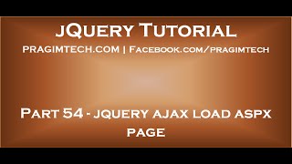 jquery ajax load aspx page