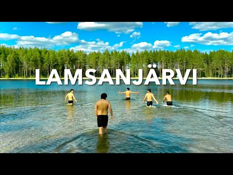 "Lämsänjärvi" Lake Tour: Swimming & Exploring in Oulu, finland 🇫🇮 🇳🇵
