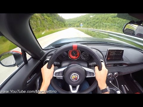 YOU Drive the Abarth 124 Spider Fast! - POV Test Drive