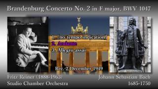 Bach: Brandenburg Concerto No. 2, Reiner (1949) バッハ ブランデンブルク協奏曲 第2番 ライナー