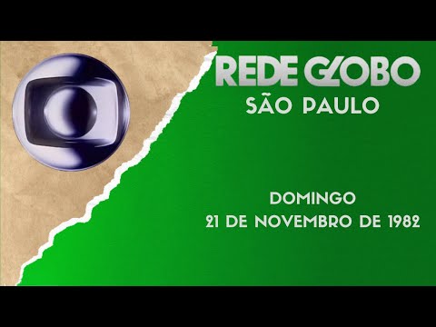 GLOBO - CANAL 5 - PROGRAMAÇÃO   21/11/1982