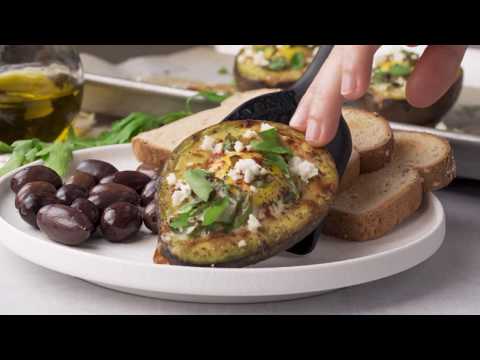 Œufs aux avocats et au feta faciles à préparer au four | recettes adaptées à l’arthrite