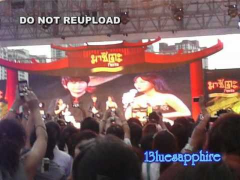 [FANCAM] 150611 Kyuhyun speaks Thai @ Masita Press Con.