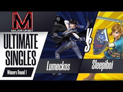 Lumeckos (Bayonetta) vs Sleepiboi (Ridley, Link) - Ultimate Singles Winners Round 1 - MAJOR UPSET