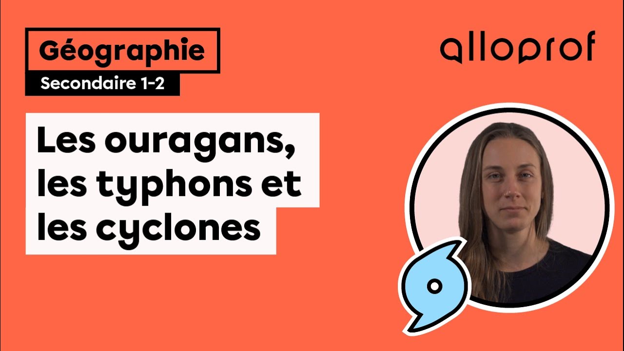 Les ouragans, les typhons et les cyclones