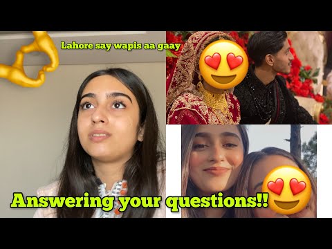 Answering your questions!!🫶|zoha & Fariha