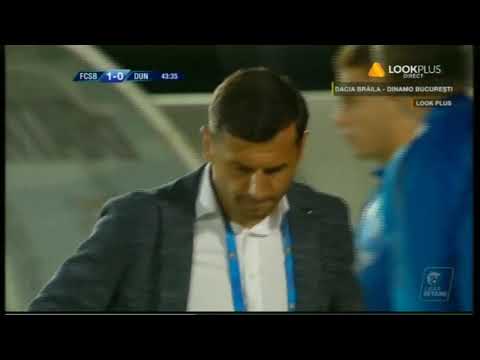 Gol din penalty Tanase (45) FCSB - Dunarea Calarasi /  Liga 1 - Etapa 9
