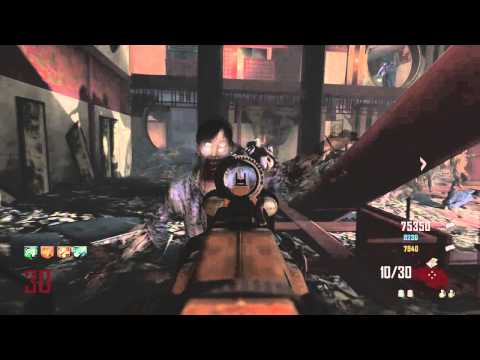 BO2 Zombies - "Die Rise" 4 player (Part 9)