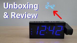 Mesqool Digital Projection Alarm Clock – Unboxing & Review