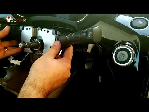 How to Remove the Combination Turn Signal Wiper Switch on the 2011-2017 Nissan Quest