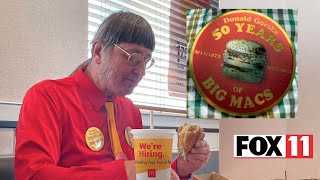 Don Gorske eats Big Mac every day for 50 years