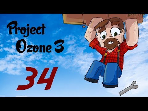 Modded 1.12 Minecraft! Project Ozone 3: Episode 34: Mining the Twilight Forest!