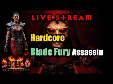 Short X-MAS Hardcore Stream Blade Fury Assassin Solo Self Found Playthrough Diablo 2 Resurrected