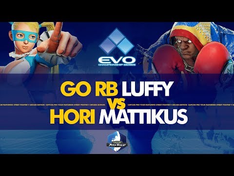 GO RB Luffy (R. Mika) VS HORI Mattikus (Balrog) - EVO 2019 Pools - CPT 2019