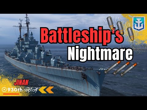 JINAN Cruiser / WoWs / World of Warships #wows #worldofwarships #gaming